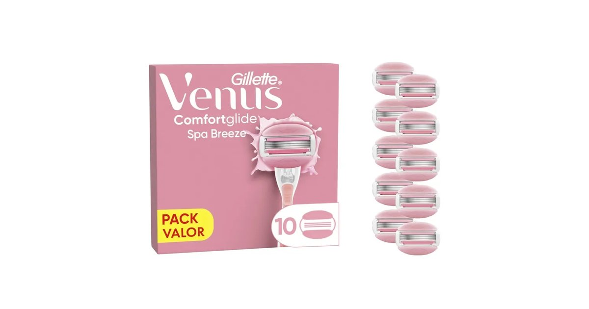 Gillette Venus Comfortglide Spa Breeze, peças sobressalentes para máquina de mulher