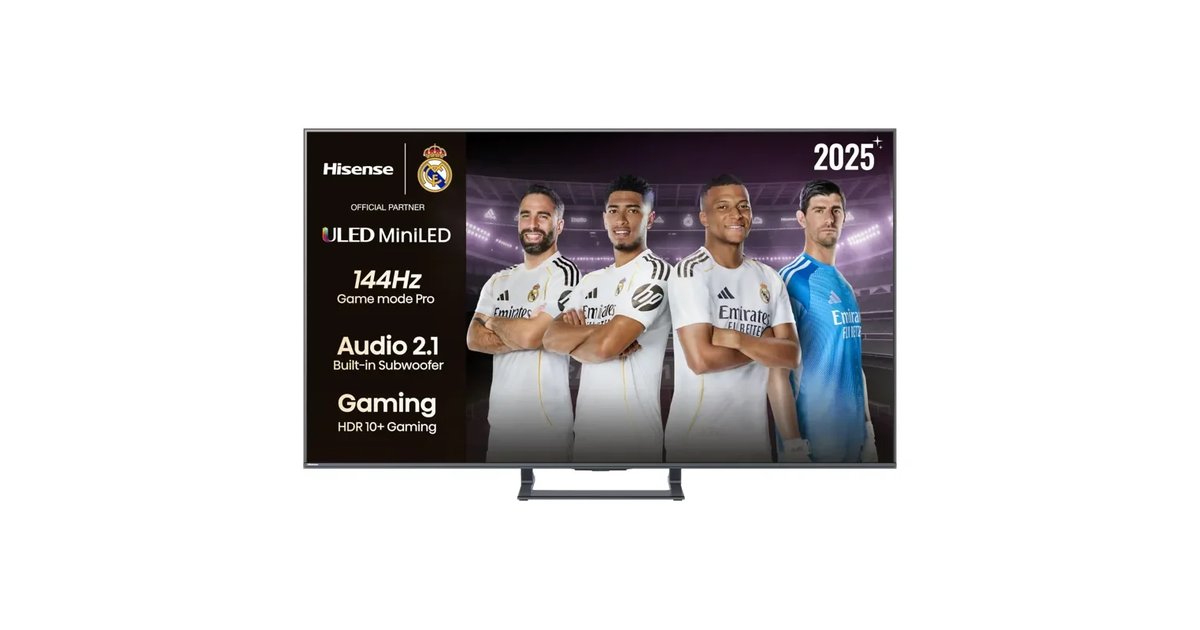 Hisense 55E8Q Mini LED Smart TV, Quantum Dot, 144 Hz, Dolby Vision IQ & Dolby Atmos - Televísor de Alta Definição