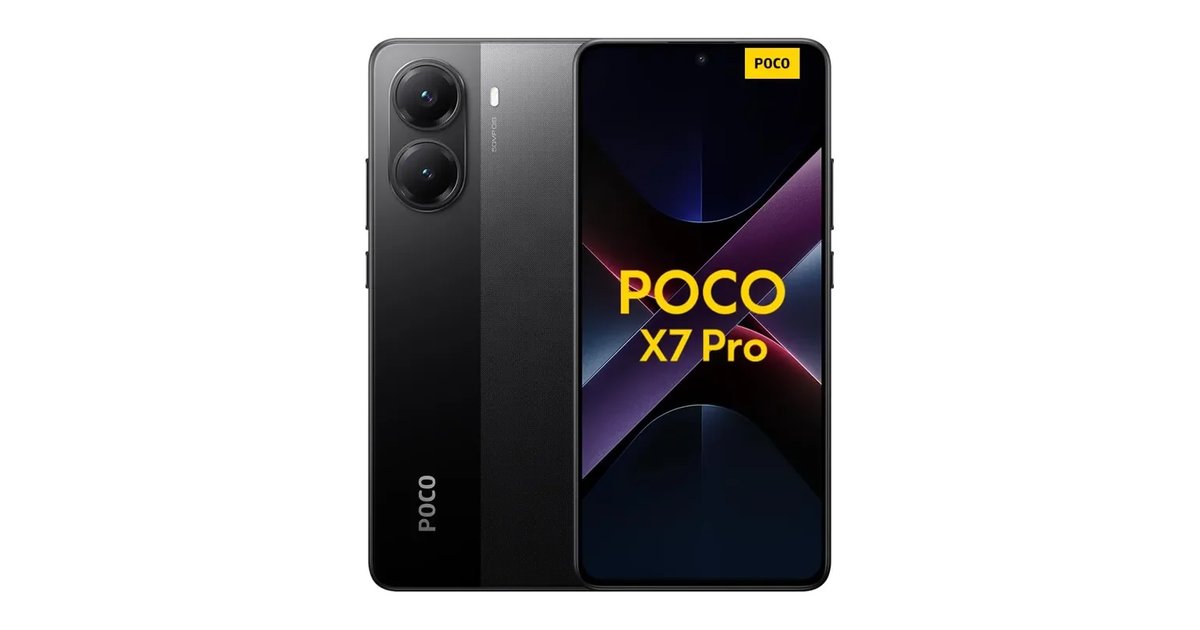 XIAOMI POCO X7 Pro 12 + 512 GB, ecrã CrystalRes 1,5 K 120 Hz AMOLED, MediaTek Dimensity 8400-Ultra, 50 MP, 90 W HyperCharge