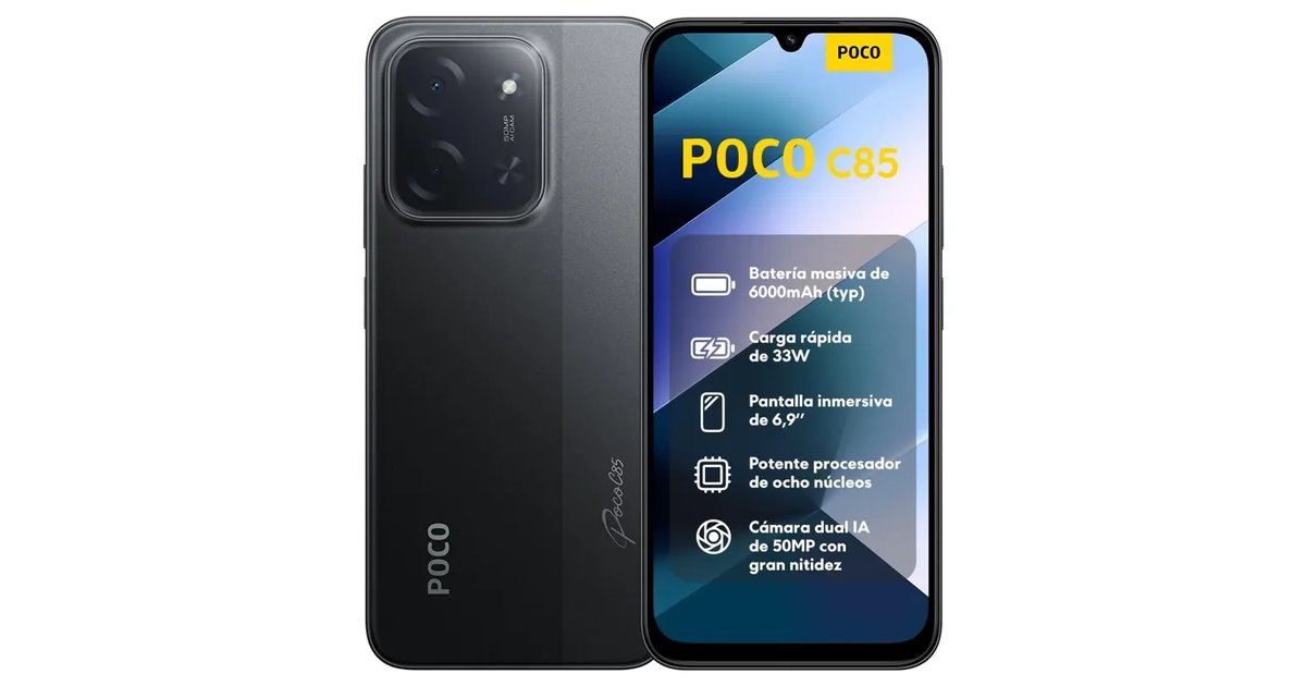 XIAOMI POCO C85 Telemóvel 6 + 128 GB