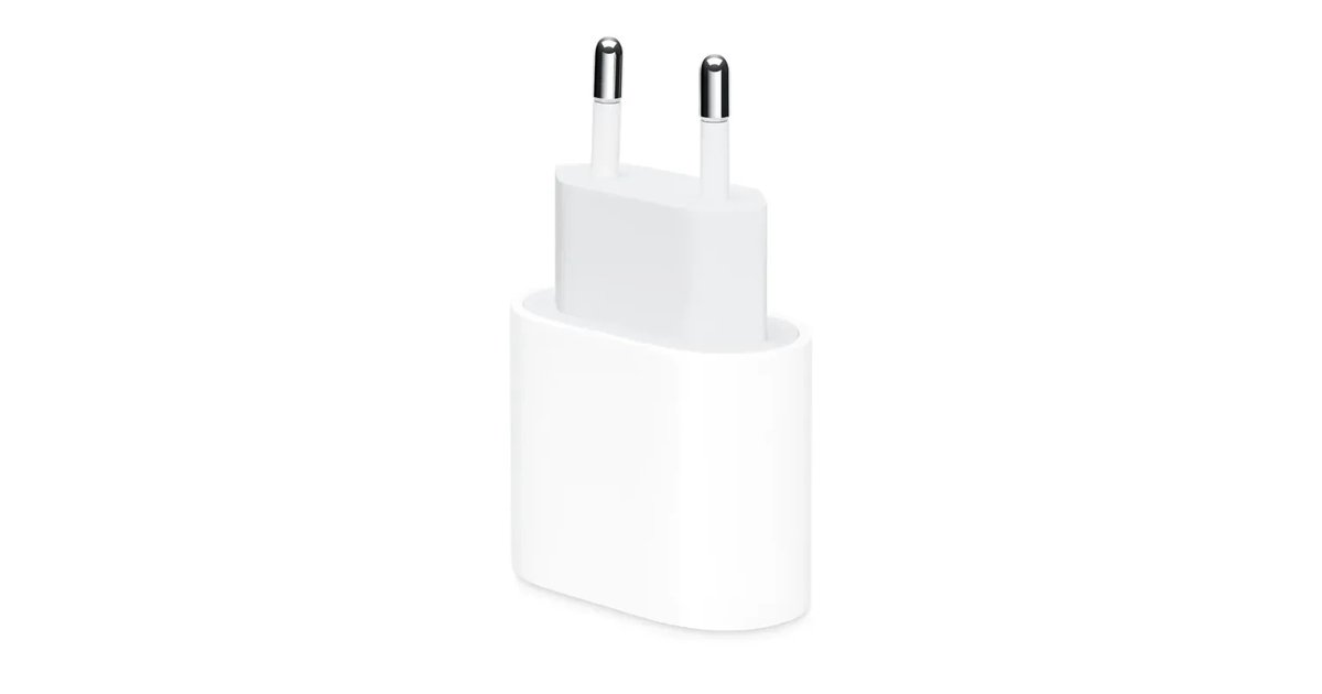 Apple Adaptador de alimentação USB-C de 20 W ​​​​​​(2025)