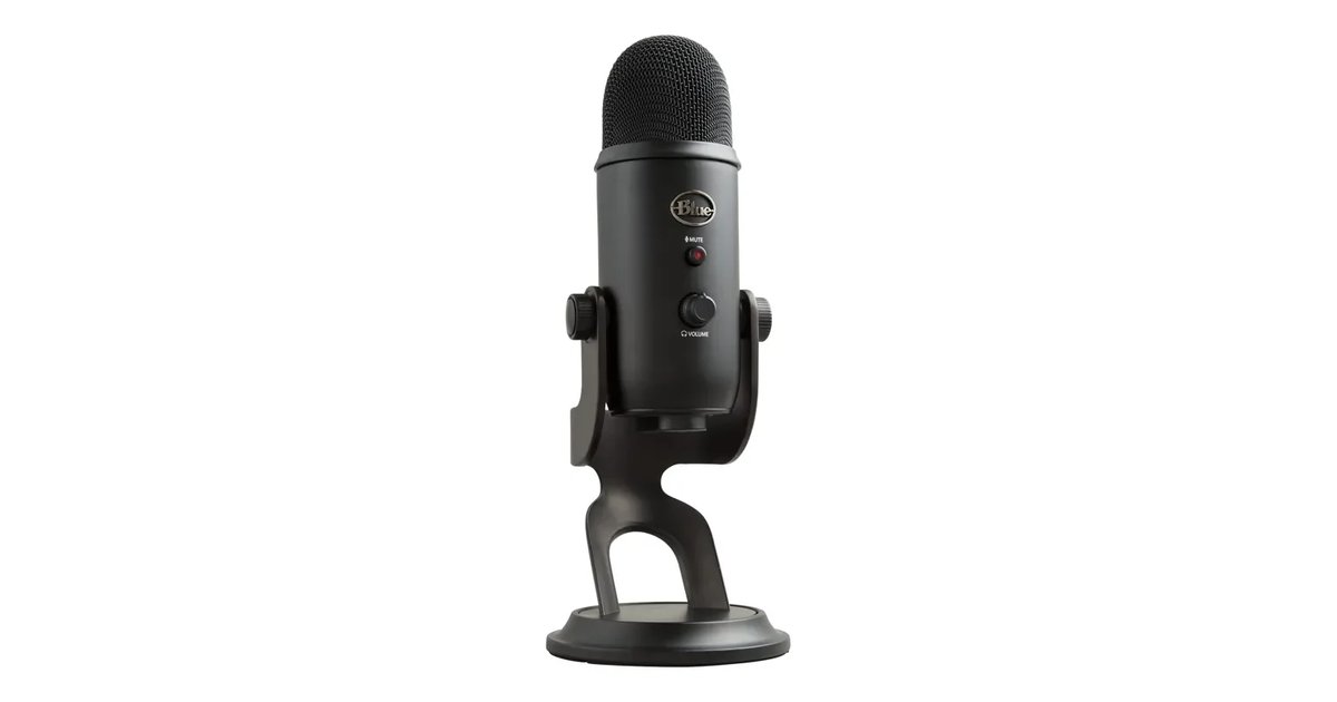 Logitech for Creators Blue Yeti Microfone USB para gravação
