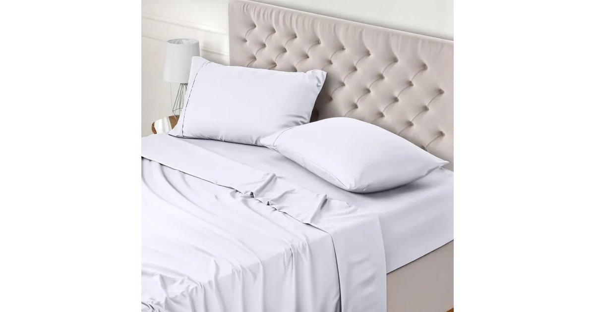 Conjunto Lençóis Utolava-loiça 4 Peças 180x200