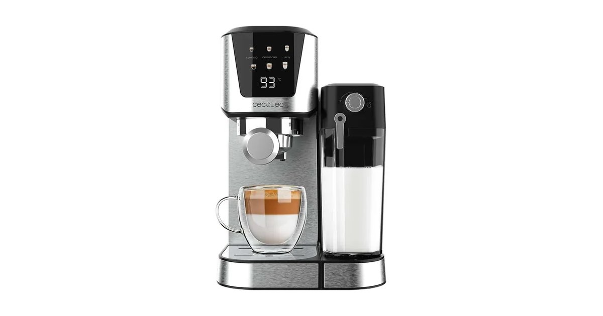 Cafeteira Semiautomática Cecotec Power Espresso 20 - Café e Leite