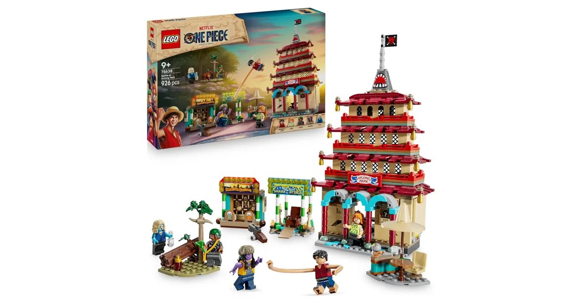 LEGO One Piece Battle in Arlong Park - Jogo interativo com 5 minifiguras Inc.