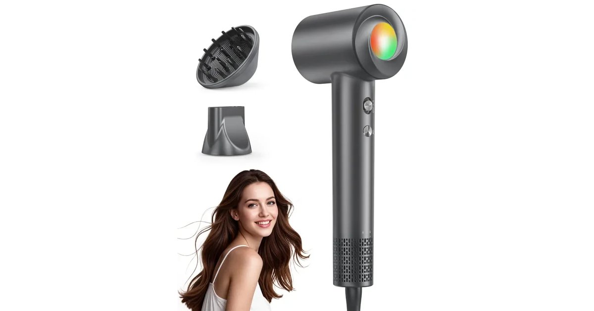 Secador de cabelo profissional iónico - 150000 RPM secador de alta velocidade