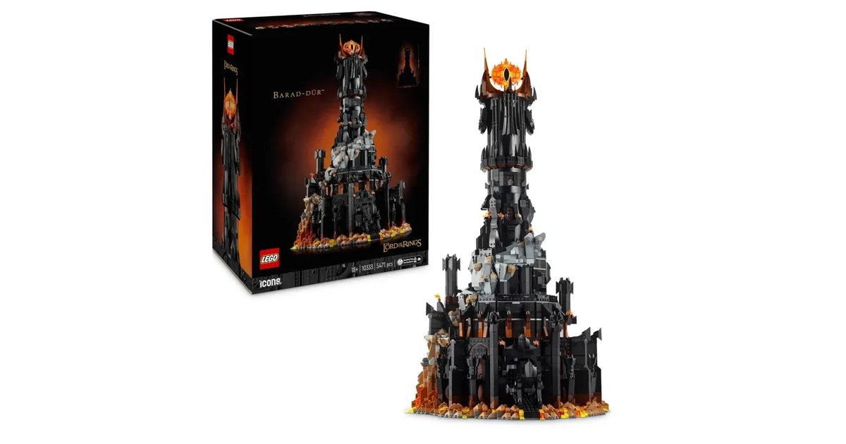 LEGO Ícons O Senhor dos Anéis 10333 - Maquete Detalhada