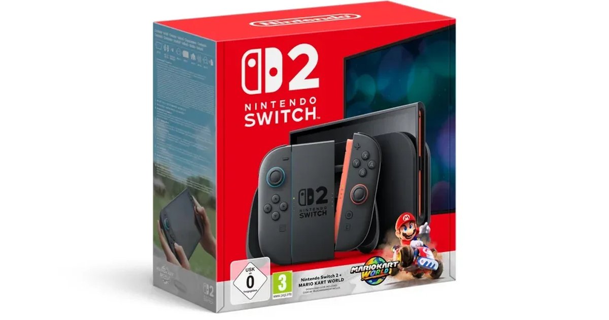 Nintendo Switch 2 + Mario Kart World - Pacote Exclusivo